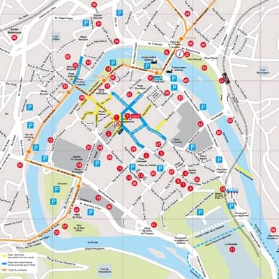 Téléchargez le plan de Besançon